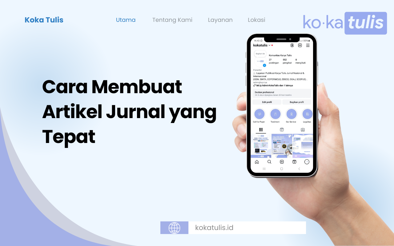 Cara Menulis Artikel Jurnal yang Tepat