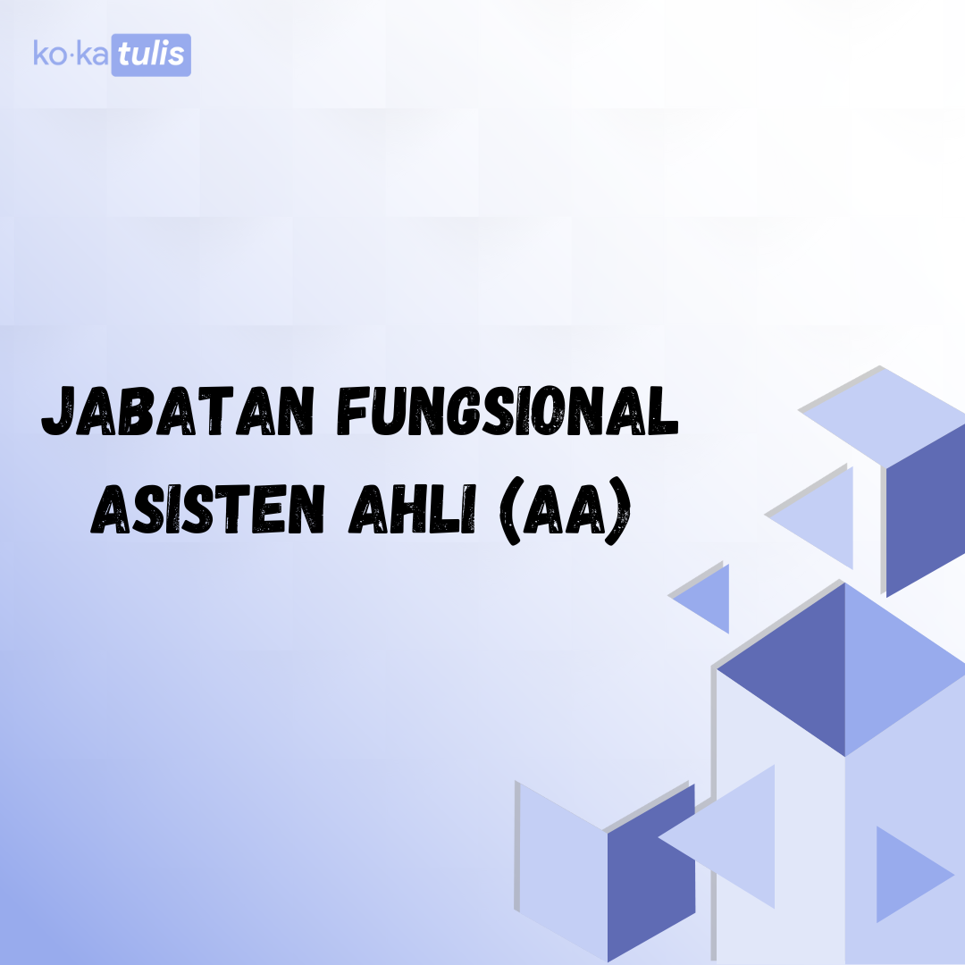 Jabatan Fungsional Dosen Asisten Ahli
